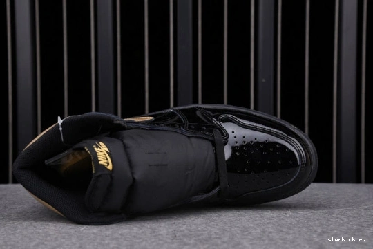 (2020) 555088-032 Retro 1 Metallic Air 555088-032 Jordan High Gold Black 0812
